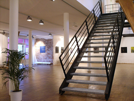 Treppe zu den Ateliers